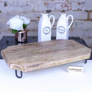 Takli Chopping Serving Board on Legs 40cm