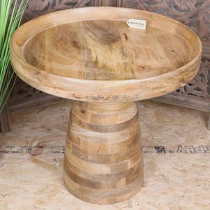 Niva Large Side Table Mango Wood