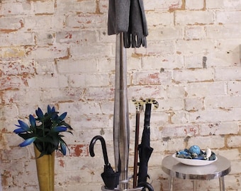Ural Vintage Metal Coat Stand with Umbrella Holder