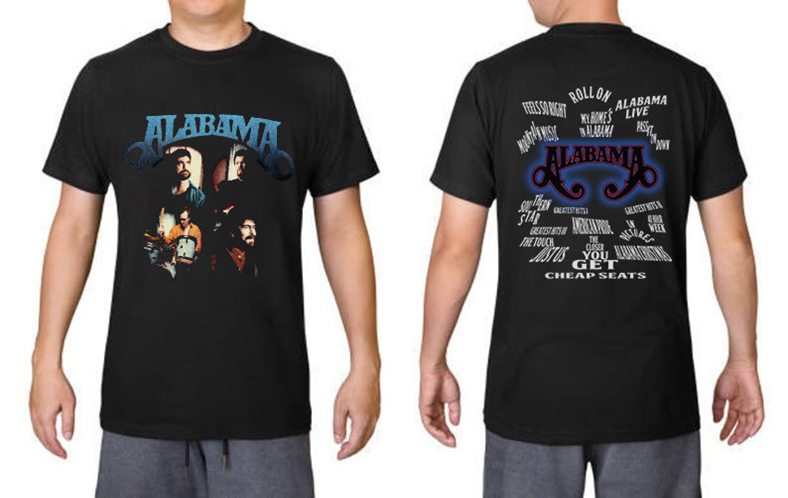 Vintage Alabama Band Unisex TShirt Reprint Alabama Shirt Etsy