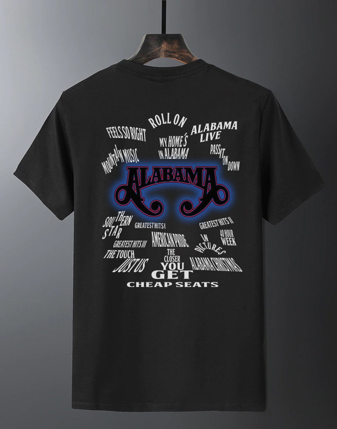 Vintage Alabama Band Unisex TShirt Reprint Alabama Shirt Etsy