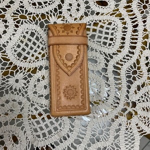 Pen Case Leather Handmade Natural Leather