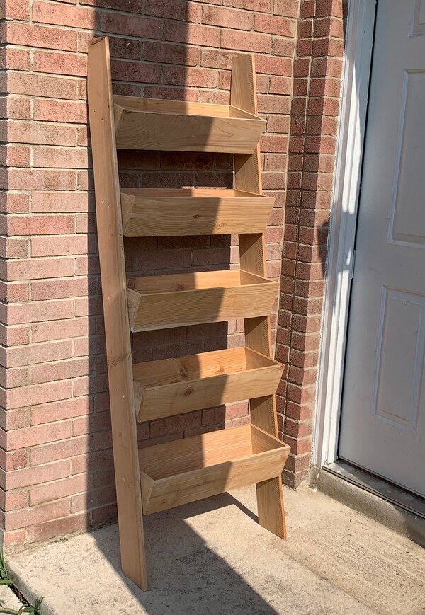 Cedar Railing Planter Box, 1.5 Matte Black Hooks, Balcony Planter, Herb