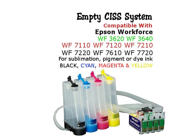 Honestly SpINKing Epson 812 XL DIY Sublimation Conversion Kit for WF 7 – HS  INK 365