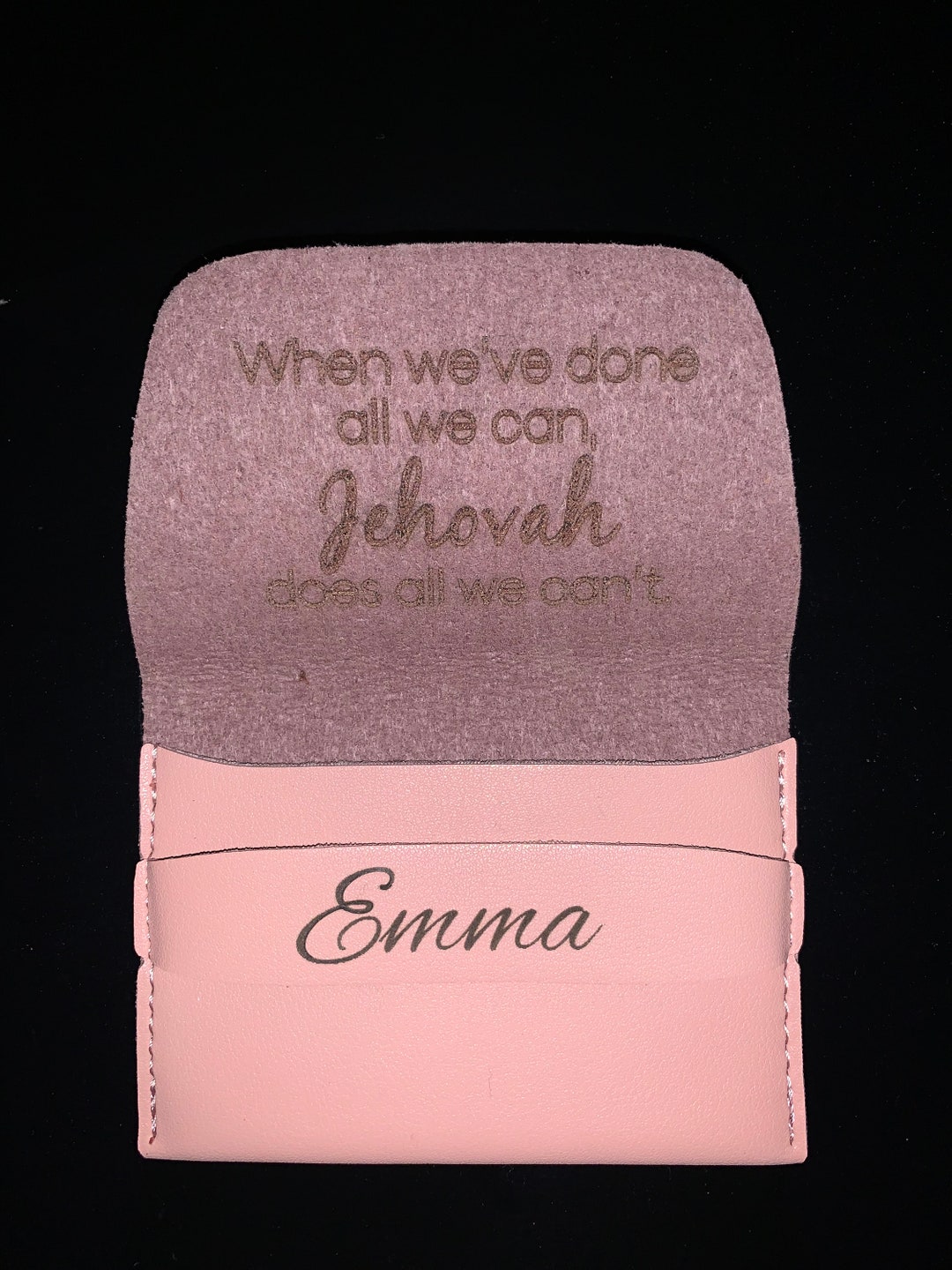 Personalized JW Card Holder, JW Baptism Gift, Ministry Organizer, JW
