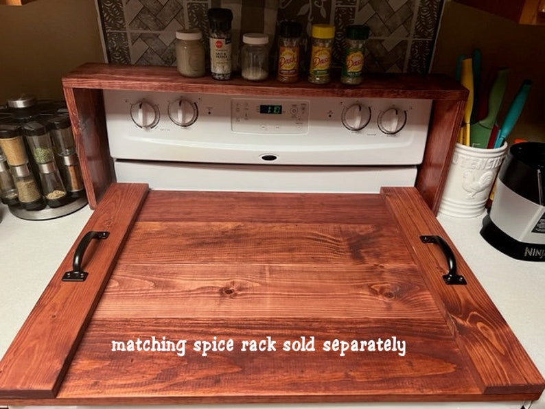 Rustic Wood Kitchen Decor Farmhouse Decor Custom Wood Stove Etsy