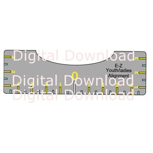 Download T Shirt Ruler T Shirt Alignment Tool Template T Shirt Etsy