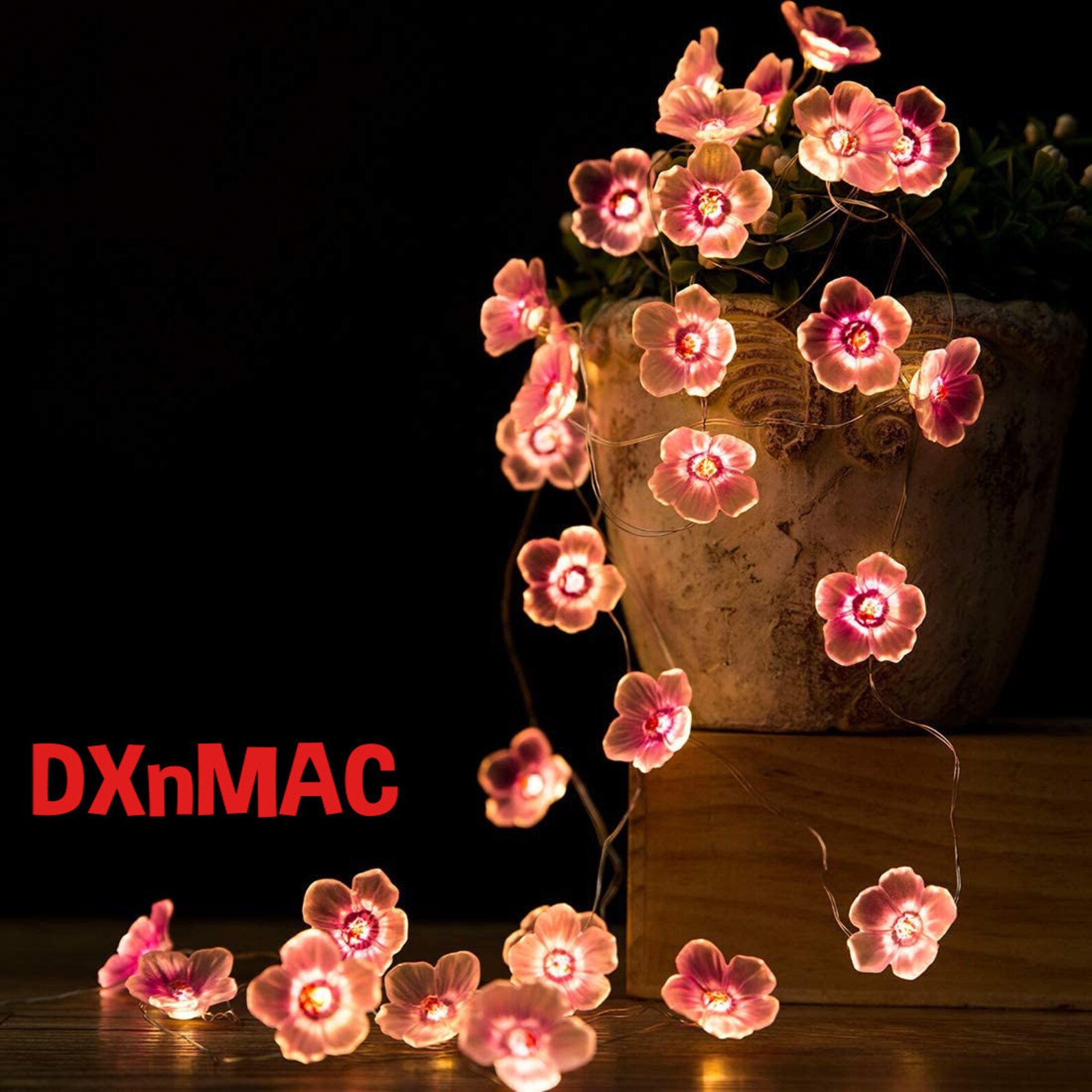 Cute Cherry Blossom Flower Lights Hanging String Lights Etsy