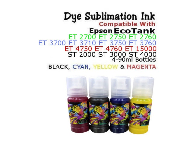 Encres de sublimation Epson en bouteilles de 90ml