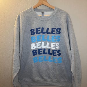 Saint Mary&#39;s College Sweatshirt | Alumna | Est. 1844 | Belle Yeah | Saint Mary&#39;s | Notre Dame | Indiana | Go Belles | Graduation |