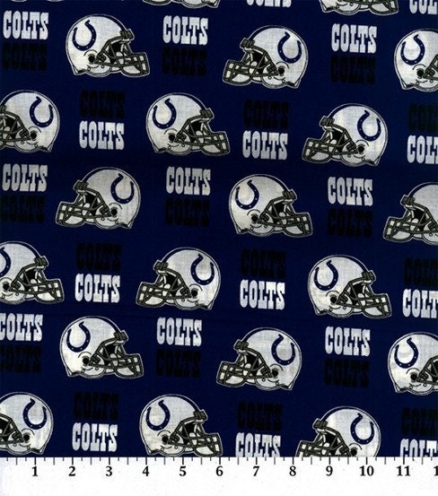 Indianapolis Colts Stoff, Fußball Stoff, NFL Stoff, stricken, Nähen, Quilten, Stoff Bulk-Lager, Baumwollstoff, Stoff