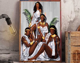 Afro Wall Art Etsy