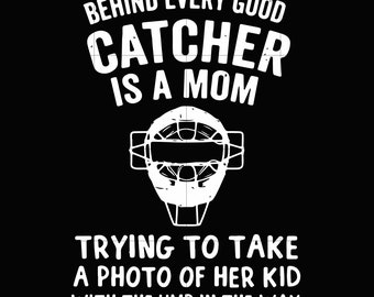 Download Baseball Catcher Svg Etsy