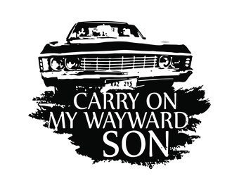 Supernatural Svg Etsy