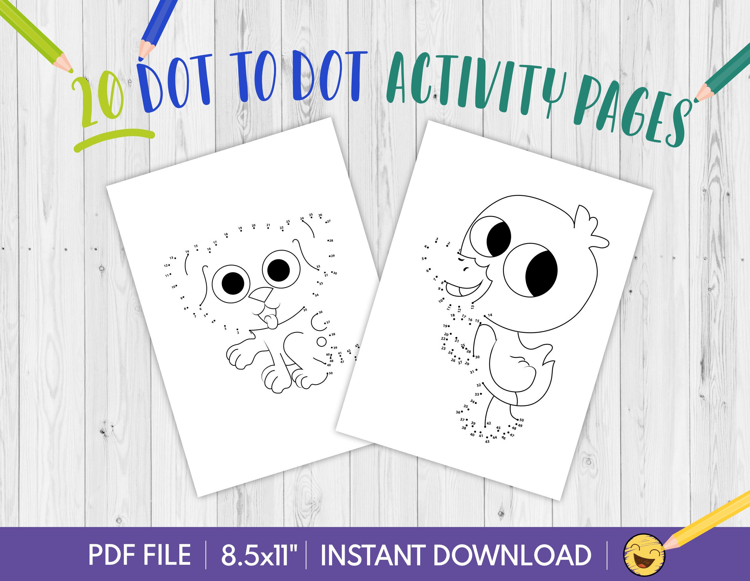 Printable Dot To Dot Motifs For Puzzling And Coloring Etsy