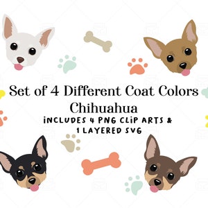 Chihuahua PNG, Chihuahua SVG, Chihuahua Clipart, Chihuahua Kunst Sublimation Design | Für den persönlichen und gewerblichen Gebrauch