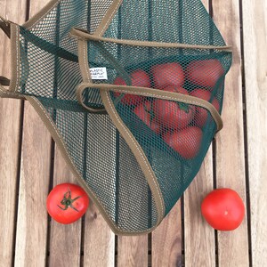 Farmers Market Bag, Zero Waste, reusable tote mesh bag, keep fresh vegitable, made in korea image 8