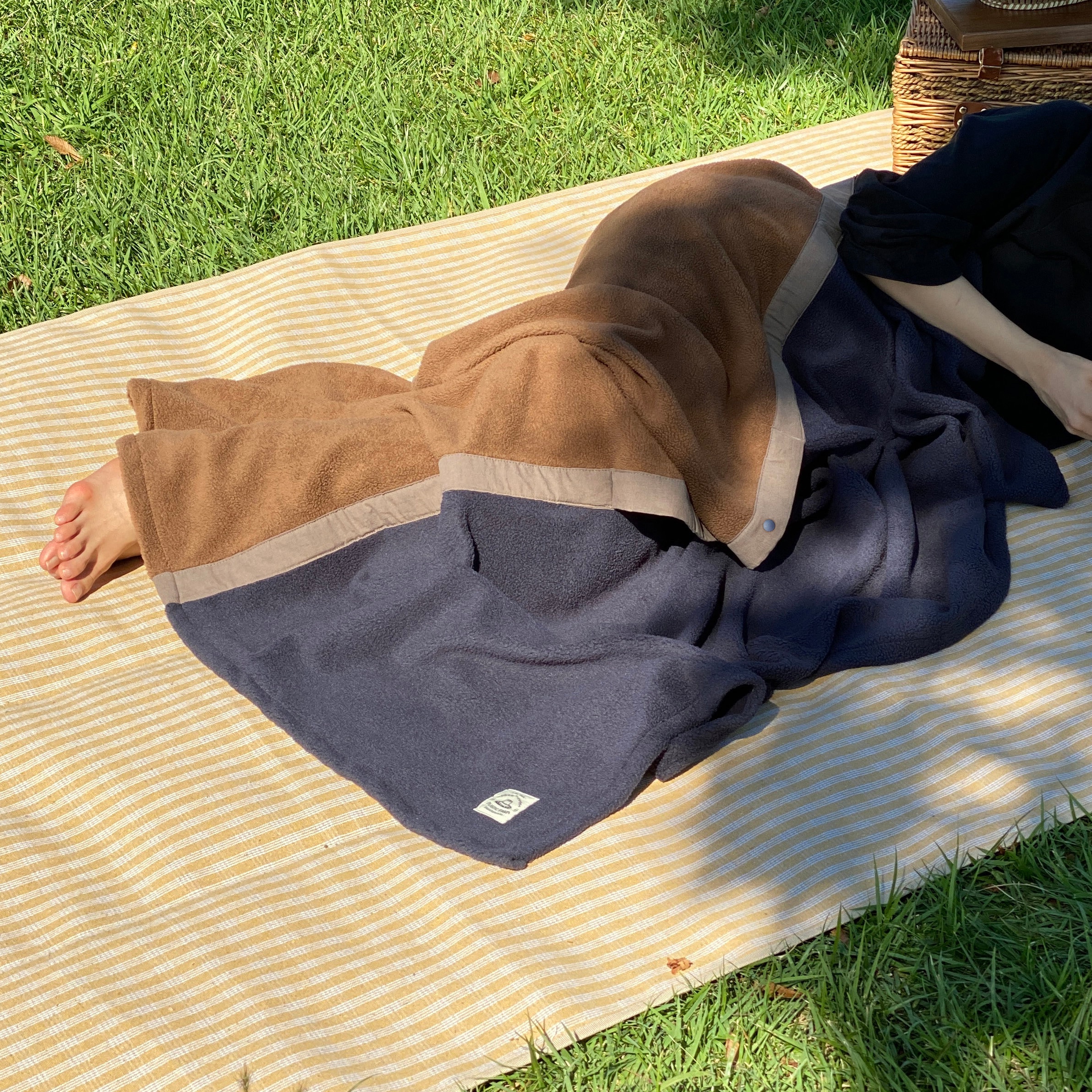 Twotone blanket made in korea Etsy