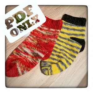Crochet Socks Pattern - Sunnydale Socks - Intermediate Crochet Pattern - PDF ONLY
