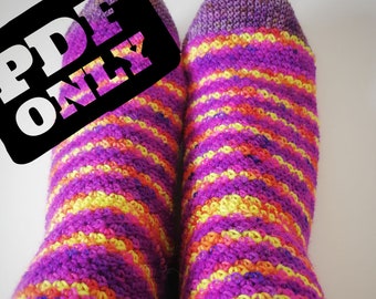 Crochet Socks Pattern - Erebor Socks - Intermediate Crochet Pattern - PDF ONLY