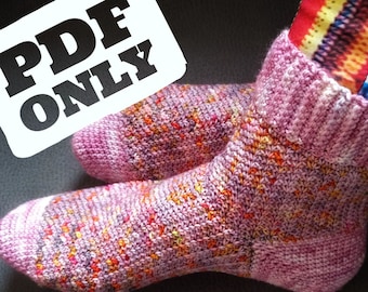 Patrón de calcetines de crochet – Hope Valley Nivel Intermedio (SOLO PDF)