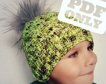 Crochet Beanie Pattern - New Seattle Beanie - Easy Crochet Pattern - PDF ONLY