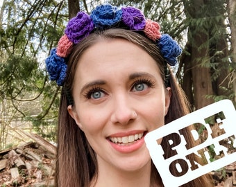 Crochet Head Band Pattern - The Avonlea Headband - Easy Crochet Pattern - PDF ONLY