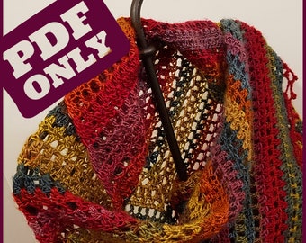 Crochet Shawl Pattern - Good Company Shawl - Easy Crochet Pattern - PDF ONLY