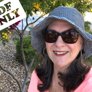Crochet Summer Hat Pattern - Atlantis Summer Hat - Easy Crochet Pattern - PDF ONLY