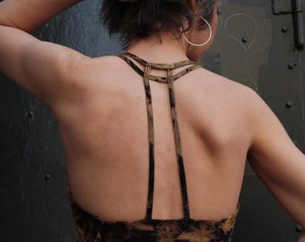 Bratop KIBA mud, bustier, bralette, yoga bra