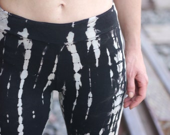 Legging VEBA zebra, katoenen legging, batik legging, tie-dye