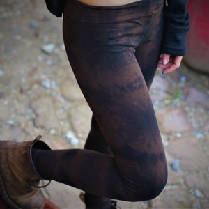 Leggings BALE, tie-dye leggings, katoenen leggings, tie-dye