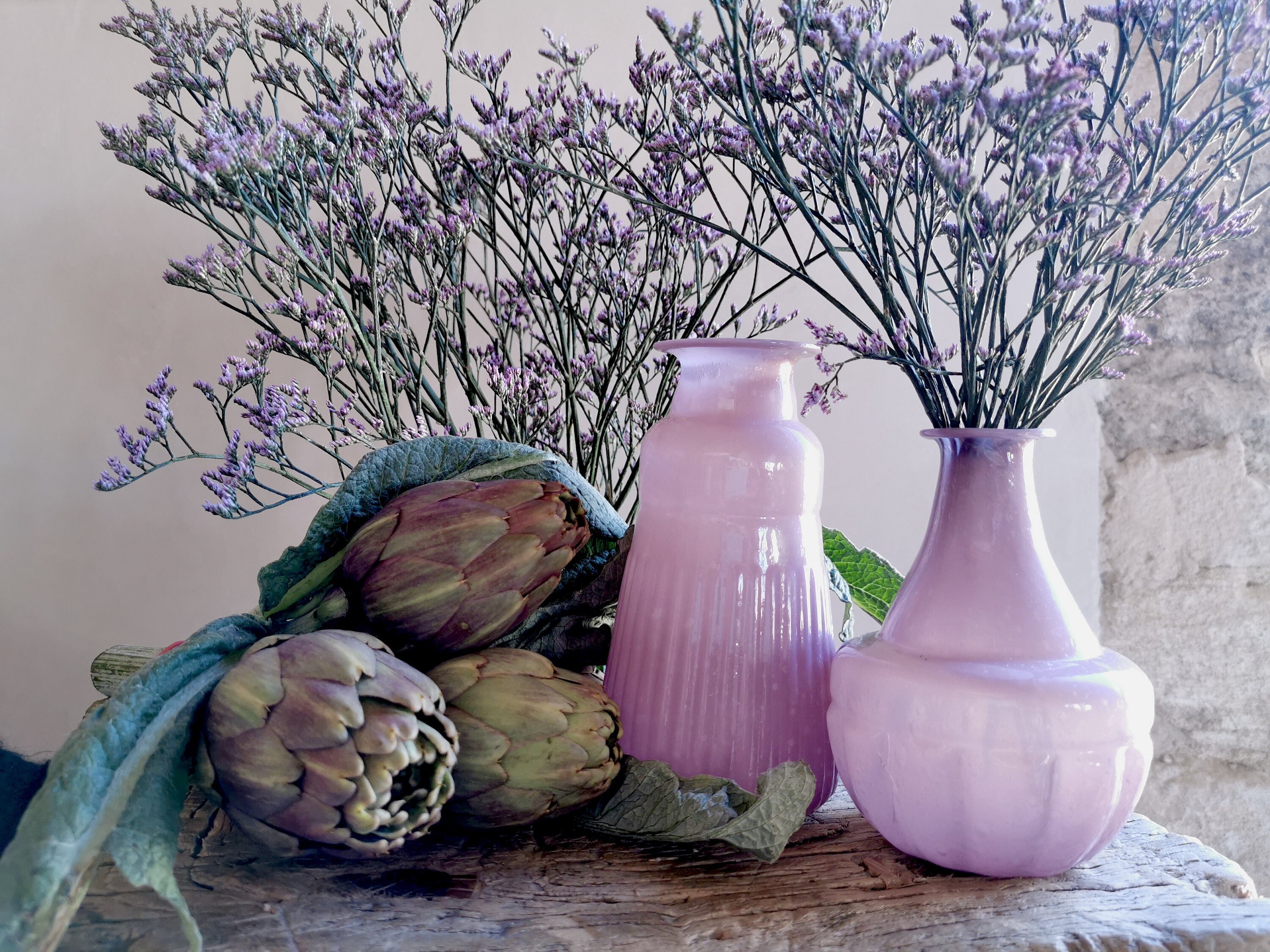 Vases Lilas