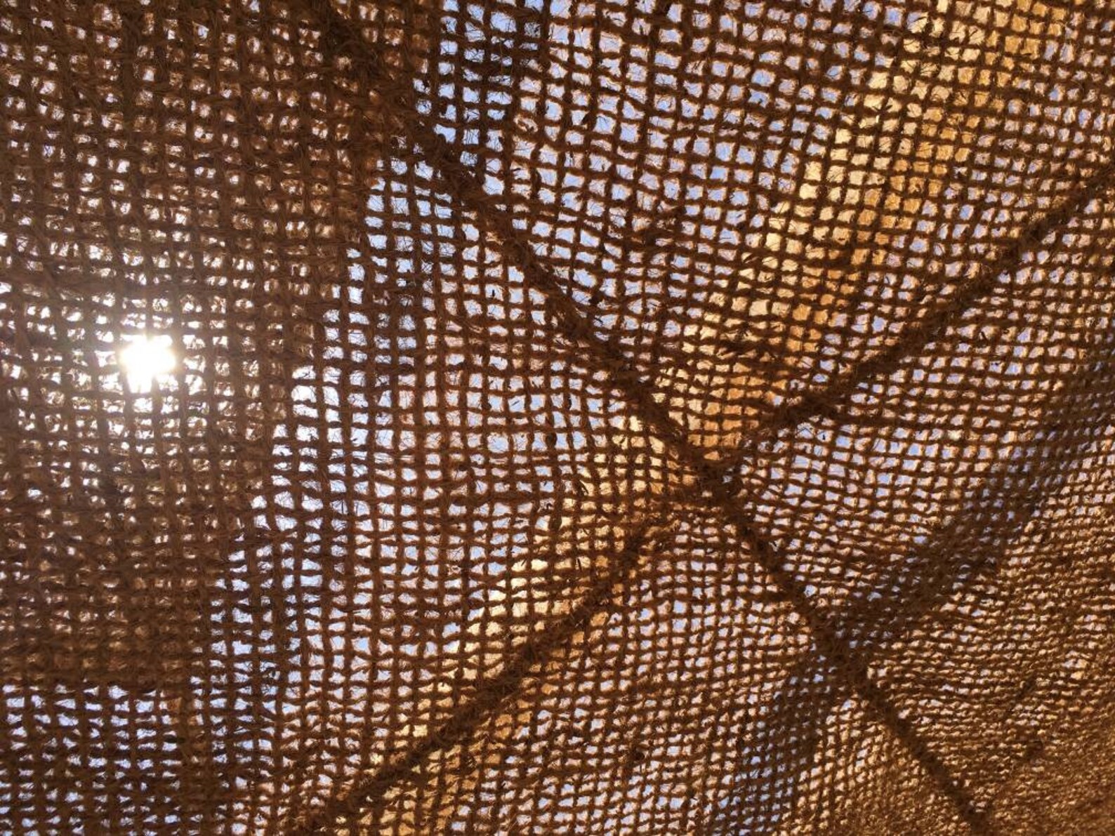 Voile d'ombrage en fibre 100% naturelle fibre de Coco - Etsy France