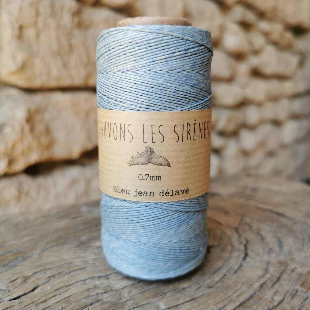 Waxed LIN 0.7mm 180 Meters, Waxed LIN Cord, Braiding, Weaving, Micro ...