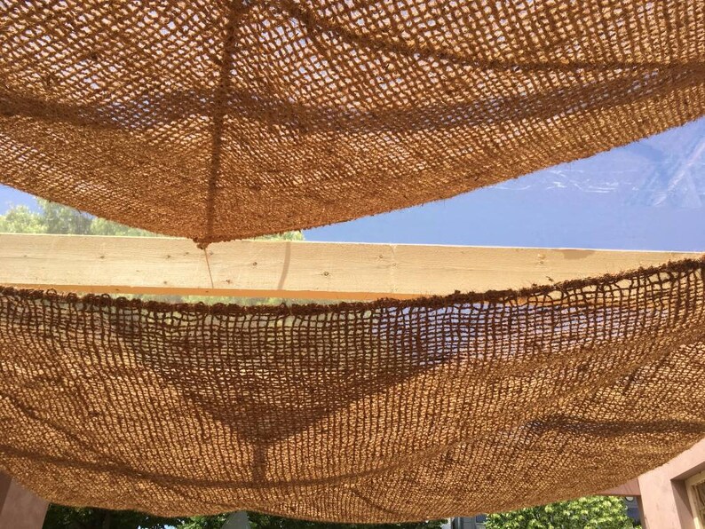 Voile d'ombrage en fibre 100% naturelle fibre de Coco - Etsy France