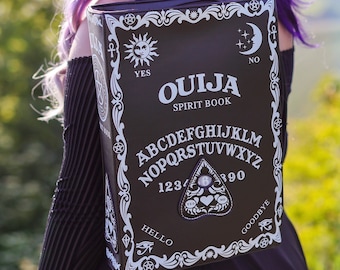 GOTHX Black Vegan Witch Occult Ouija Spirit Board Witchcraft Backpack - witchy gift - goth style - occult - magic