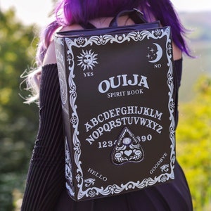 GOTHX Black Vegan Witch Occult Ouija Spirit Board Witchcraft Backpack - witchy gift - goth style - occult - magic