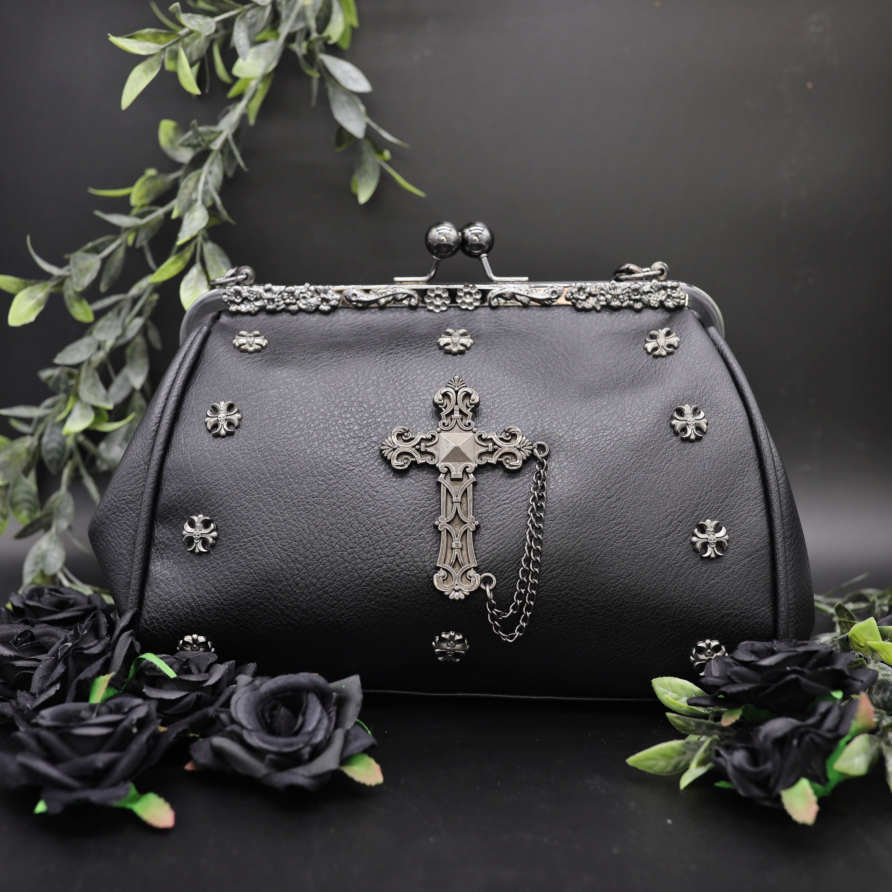 Victorian Gothic Motif Inspired Messenger Bag · VINTAGE GALERIA · Online  Store Powered by Storenvy
