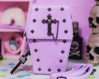 Gothx Ltd. Edition Pastel Goth Mini Coffin Bag