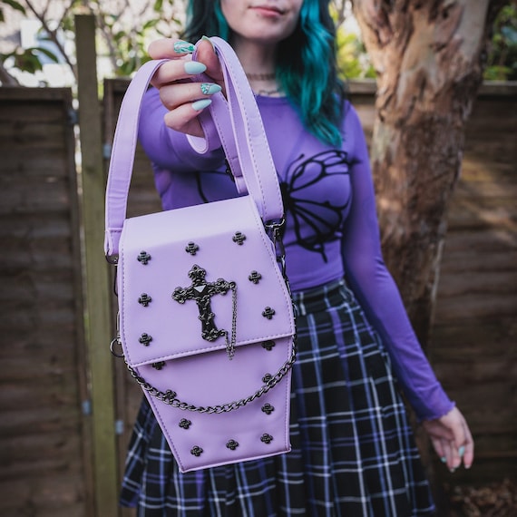 Gothx Ltd. Edition Pastel Goth Mini Coffin Bag