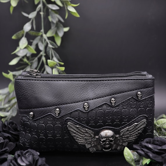 Ghost Head Skull Clutch Men Fashion Men's Clutch Bag High Capacity