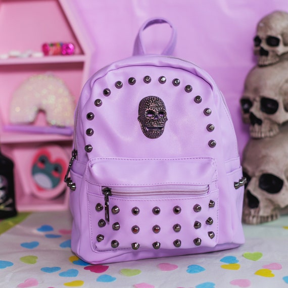 GOTHX Limited Edition Pastel Lilac Goth Vegan Skull Head Mini Etsy