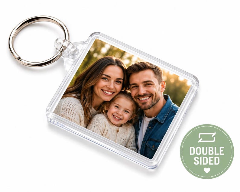 Photographing Keychains Personalised Photo Keyring | Custom Picture Keyring | Double Sided ...