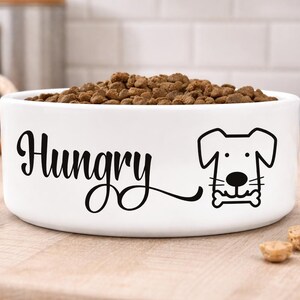Personalised Spoiled Dog Bowl – Funny Pet Feeding Bowl, Small Ceramic Dog Bowl, Pet Lover Gift bild 2