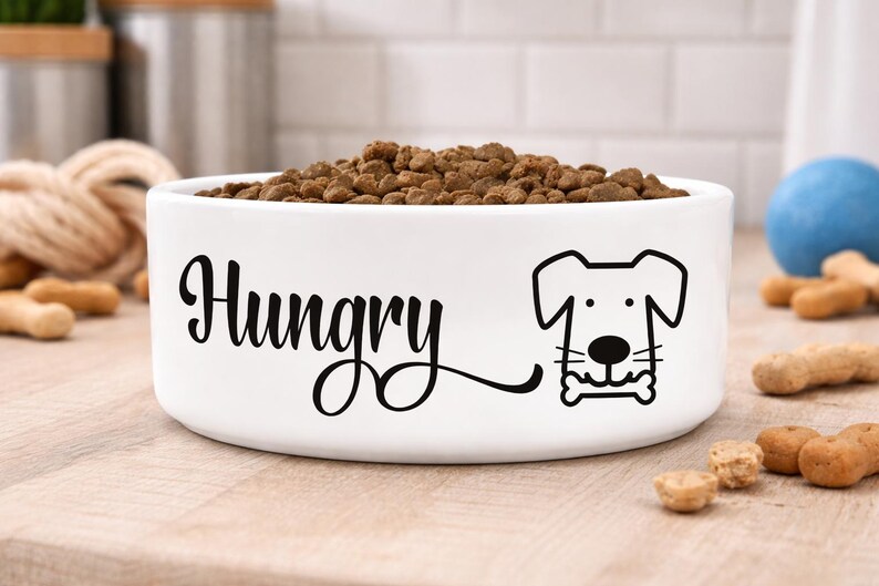 Personalised Spoiled Dog Bowl – Funny Pet Feeding Bowl, Small Ceramic Dog Bowl, Pet Lover Gift bild 2