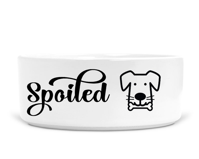 Personalised Spoiled Dog Bowl – Funny Pet Feeding Bowl, Small Ceramic Dog Bowl, Pet Lover Gift bild 6