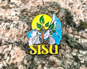 Sisu Finland enamel pin