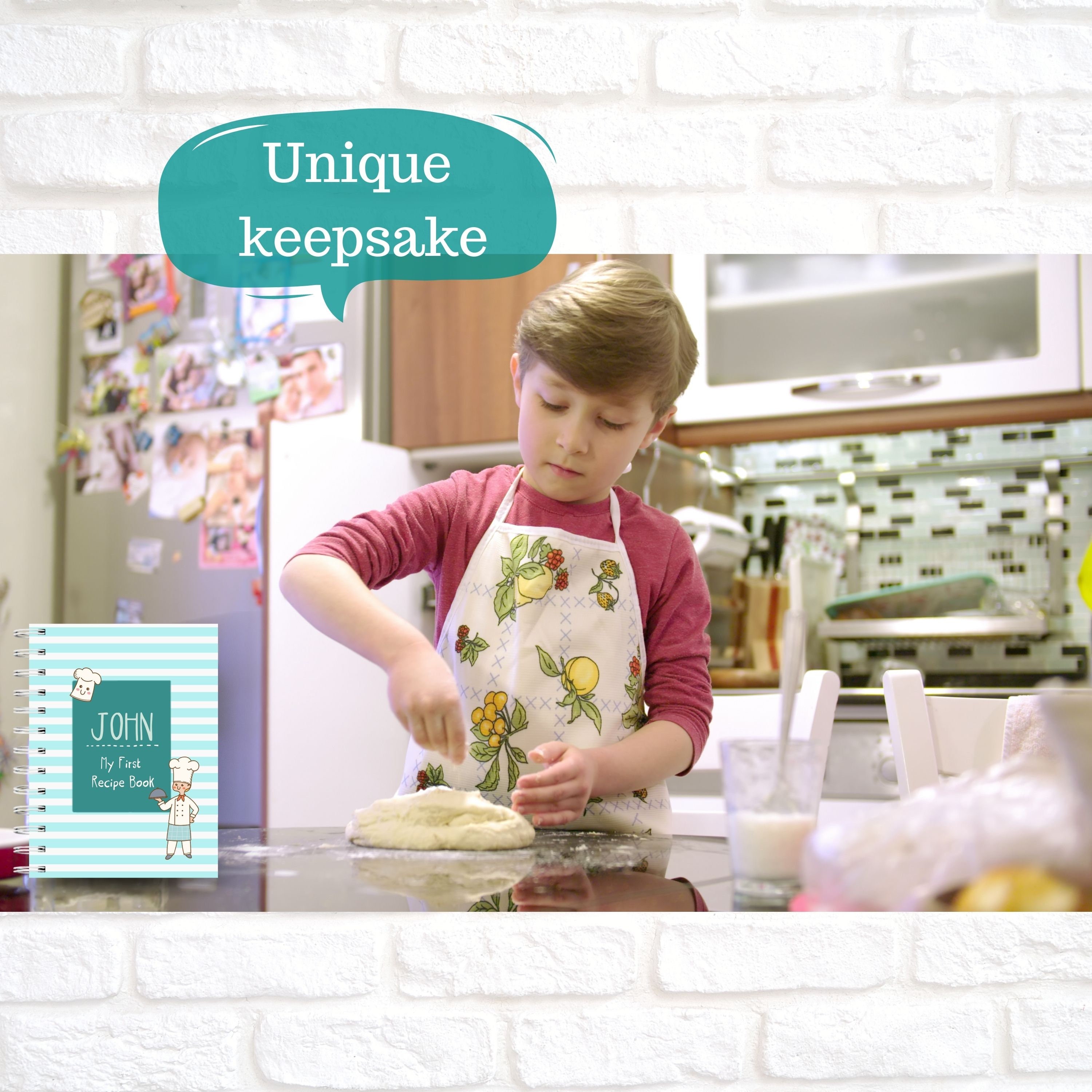 My First Cookbook for Boys Personalised Cookbook Recipe | Etsy