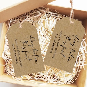 Etichetta personalizzata in carta kraft marrone, etichetta per baby shower, etichetta per matrimonio, etichetta per compleanno, etichetta fatta a mano, etichetta regalo personalizzata, etichetta per bomboniera di ringraziamento, etichetta per qualsiasi occasione